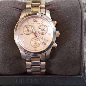 Michael Kors rose gold women’s watch